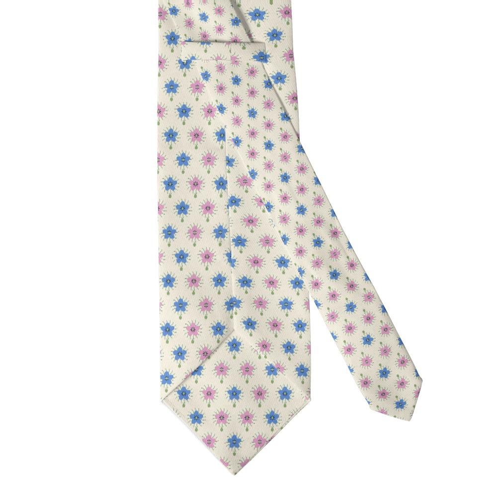Collalto - Cream & Blue Nigella Tie – Cottage Mist