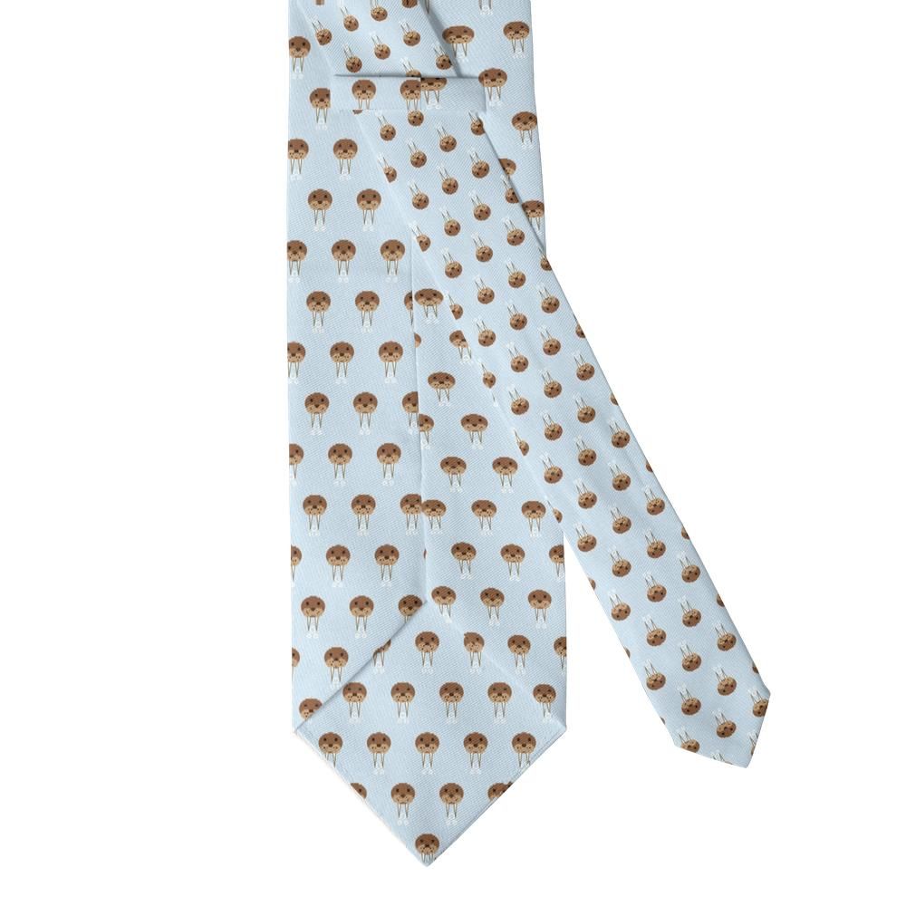 Welsperg - Ice Blue & Brown Walrus Tie – Arctic Shore
