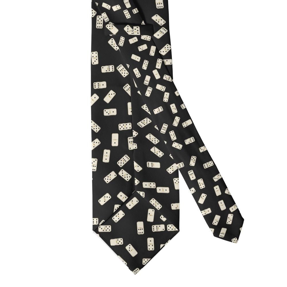 Bing - Black & Ivory Domino Tie – Game Night