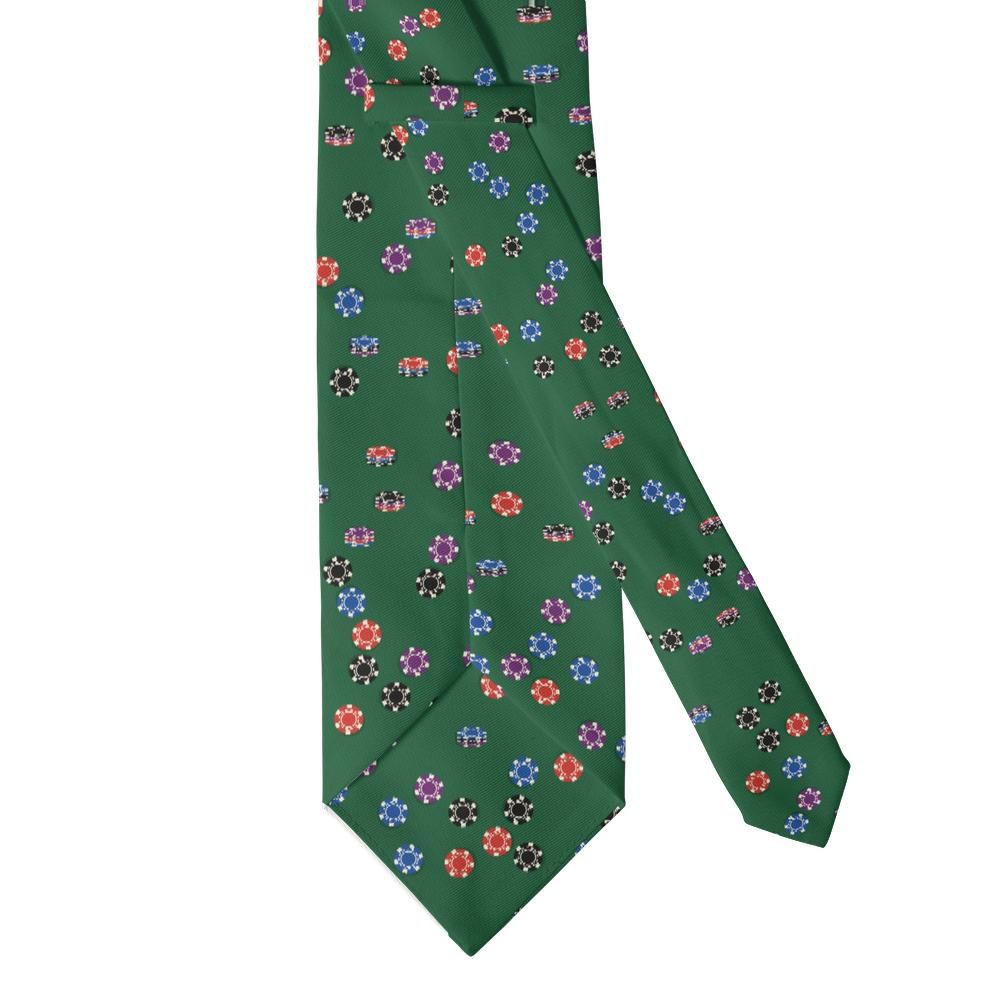 Rostrup - Green Felt Poker Chip Tie – High Roller