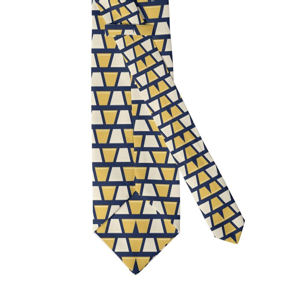 Teleki - Navy & Gold Keystone Tie – Master Mason