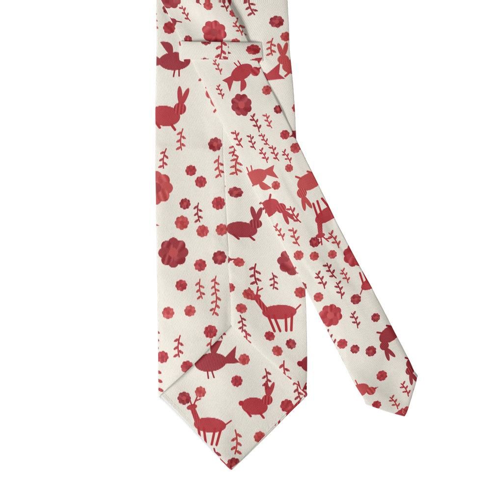 Skram - Red & Cream Otomi Embroidery Tie – Village Story