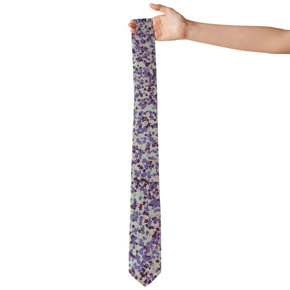Rantzau - Sage & Plum Painted Blossom Tie – Lavender Field