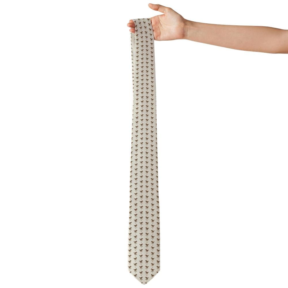 Putbus - Cream & Brown Sparrow Tie – Hedgerow