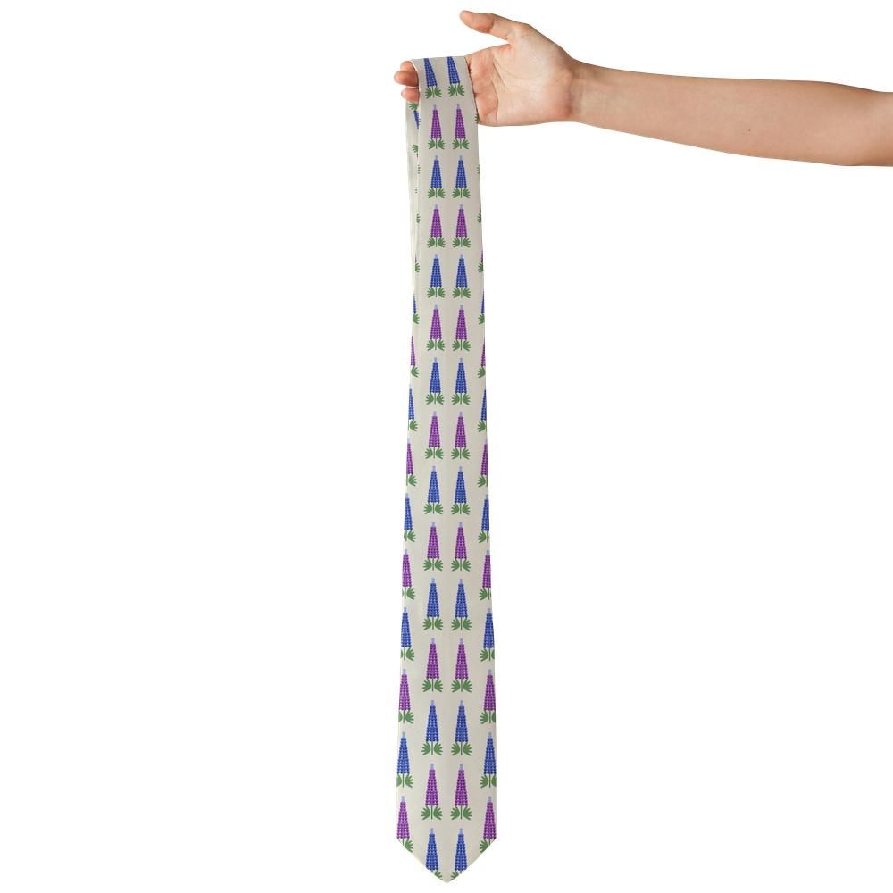 Pappenheim - Cream & Blue Lupin Tie – Meadow Spires