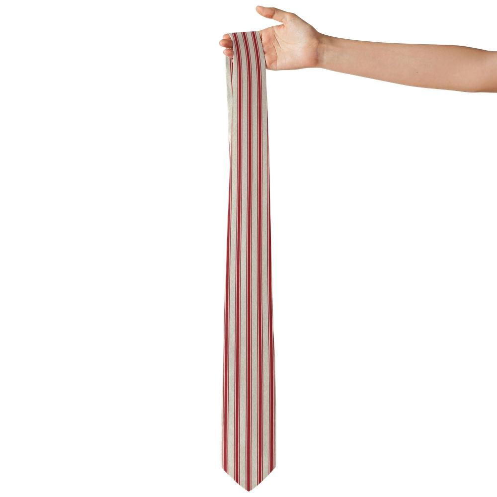 Rehbinder - Red Ticking Stripe Tie – Country Kitchen