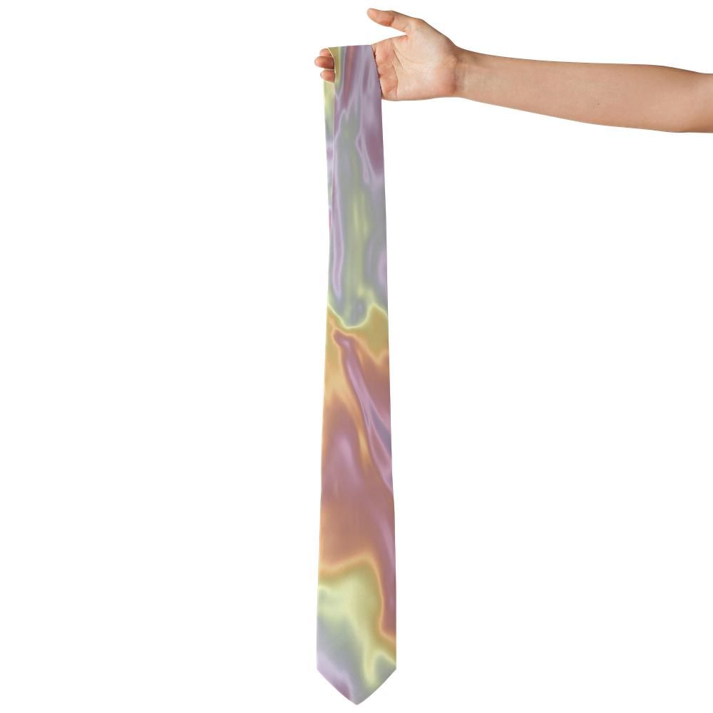 Wachtmeister - Champagne & Rose Iridescent Swirl Tie – Pearl Glow