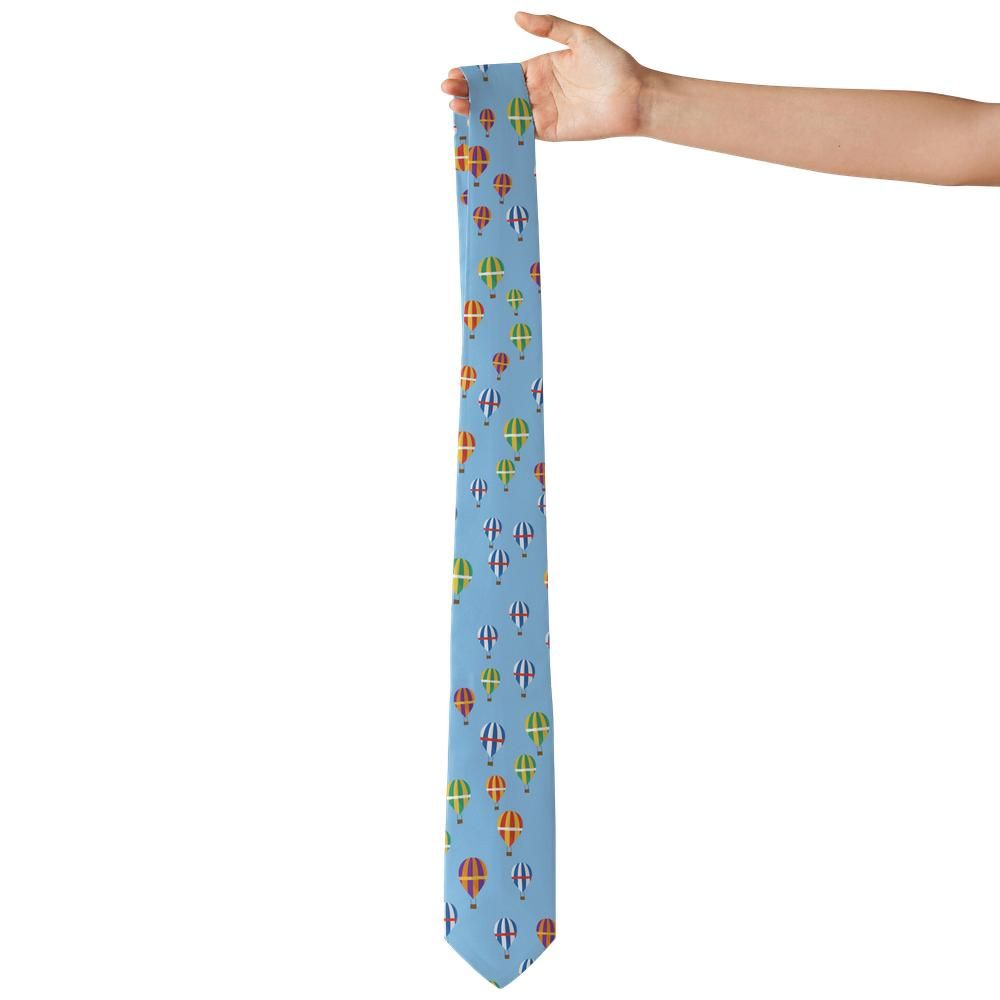 Thun - Sky Blue Hot Air Balloon Tie – Morning Ascent