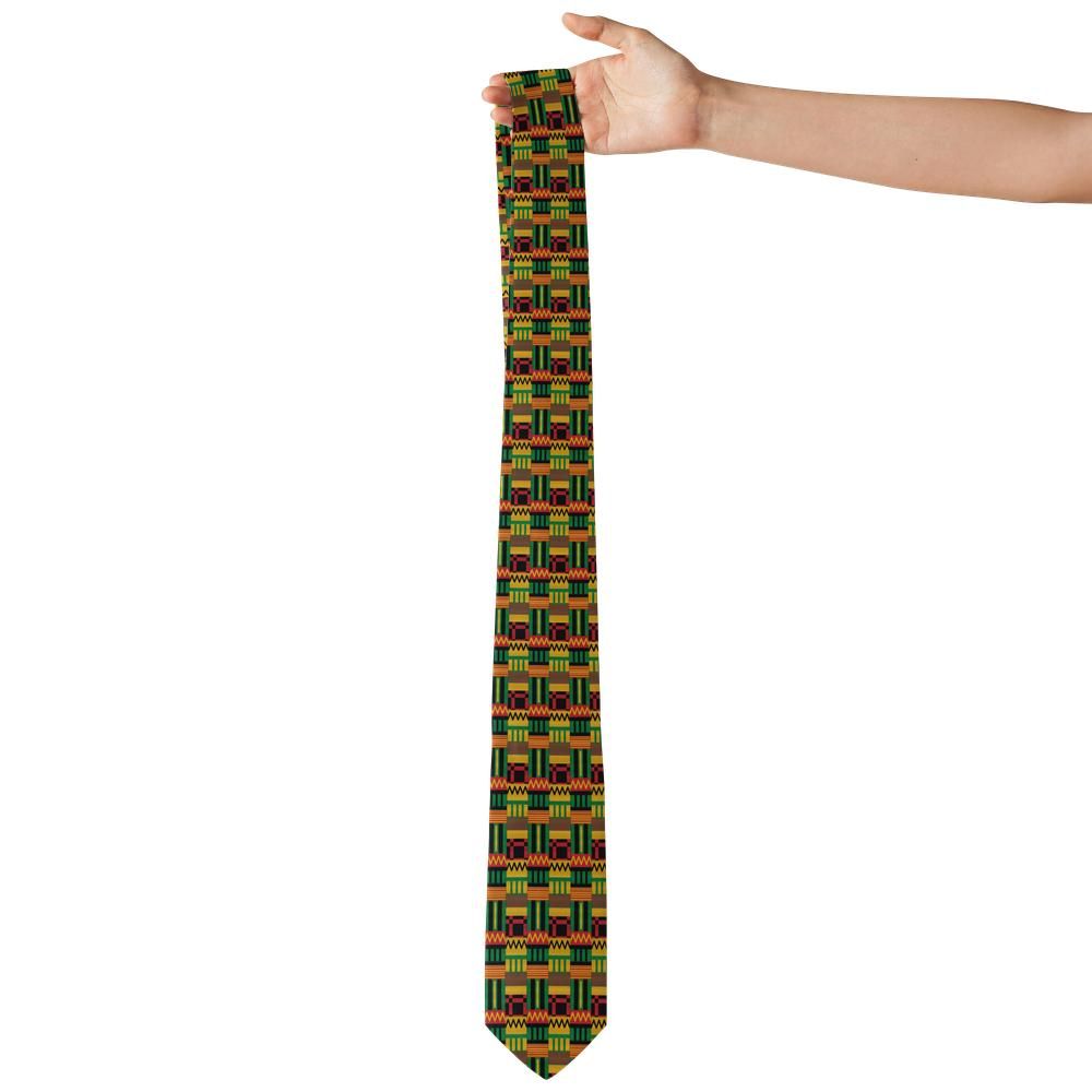 Ulfstand - Gold, Green & Red Kente Weave Tie – Ashanti Gold