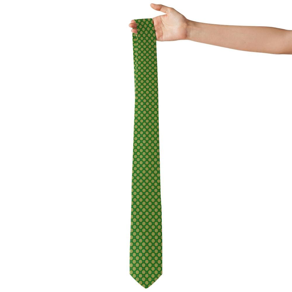 Grammont - Green & Gold Floral Tie – Garden Estate