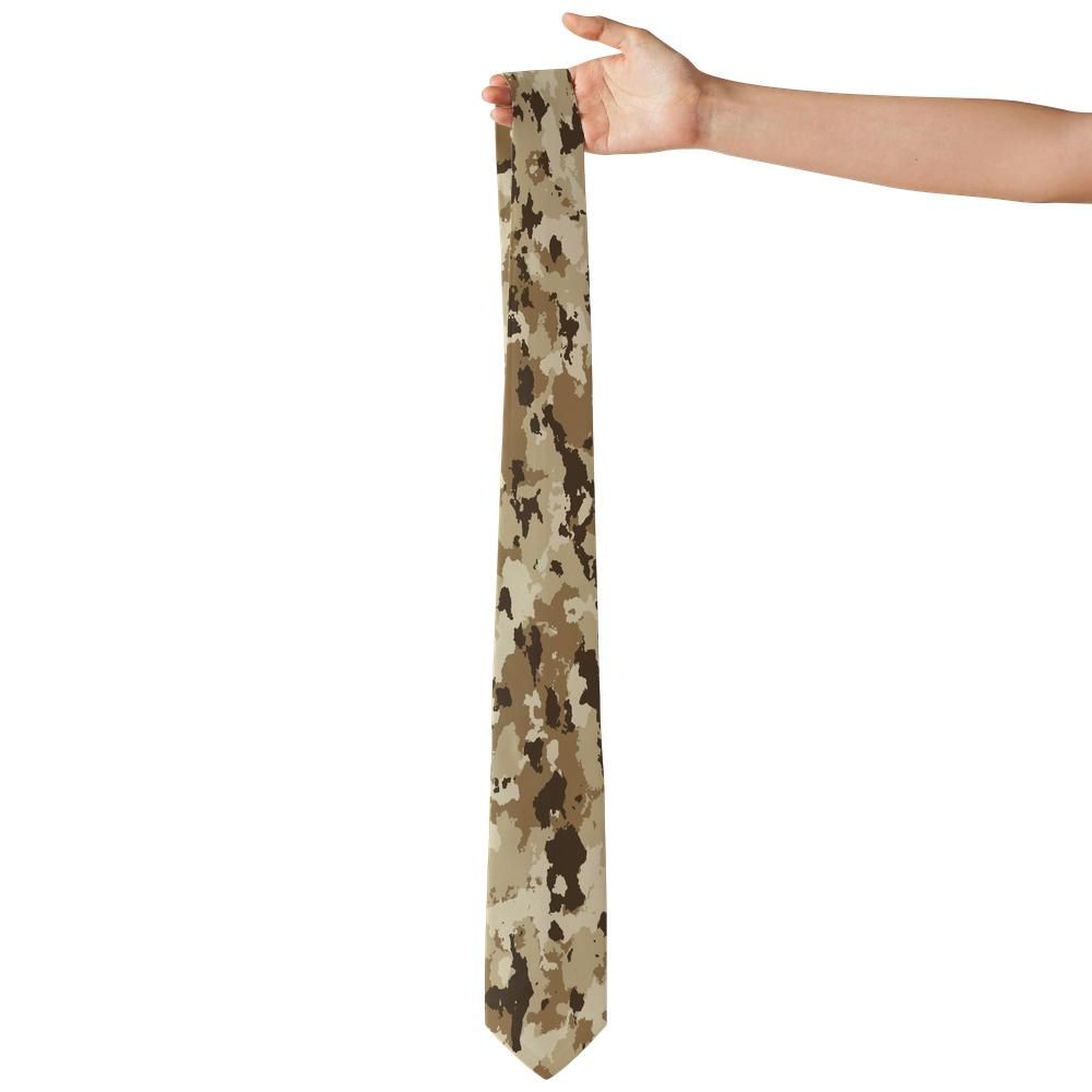 Radetzky - Sand & Brown Woodland Camo Tie – Desert Campaign