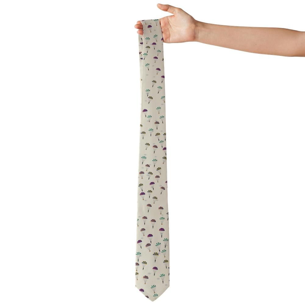Massalski - Cream Parachute Tie – Vintage Airdrop Charm