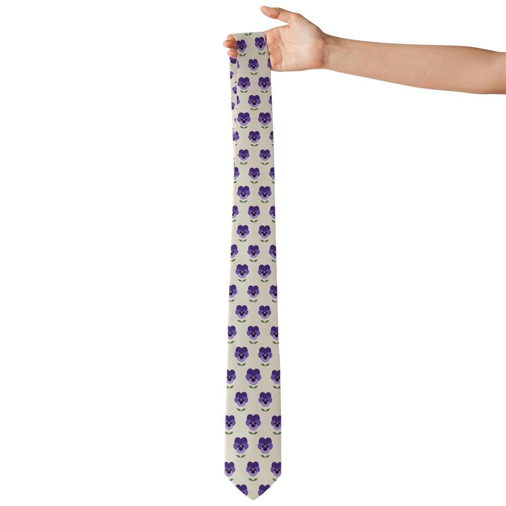 Frölich - Cream Pansy Tie – Spring Morning