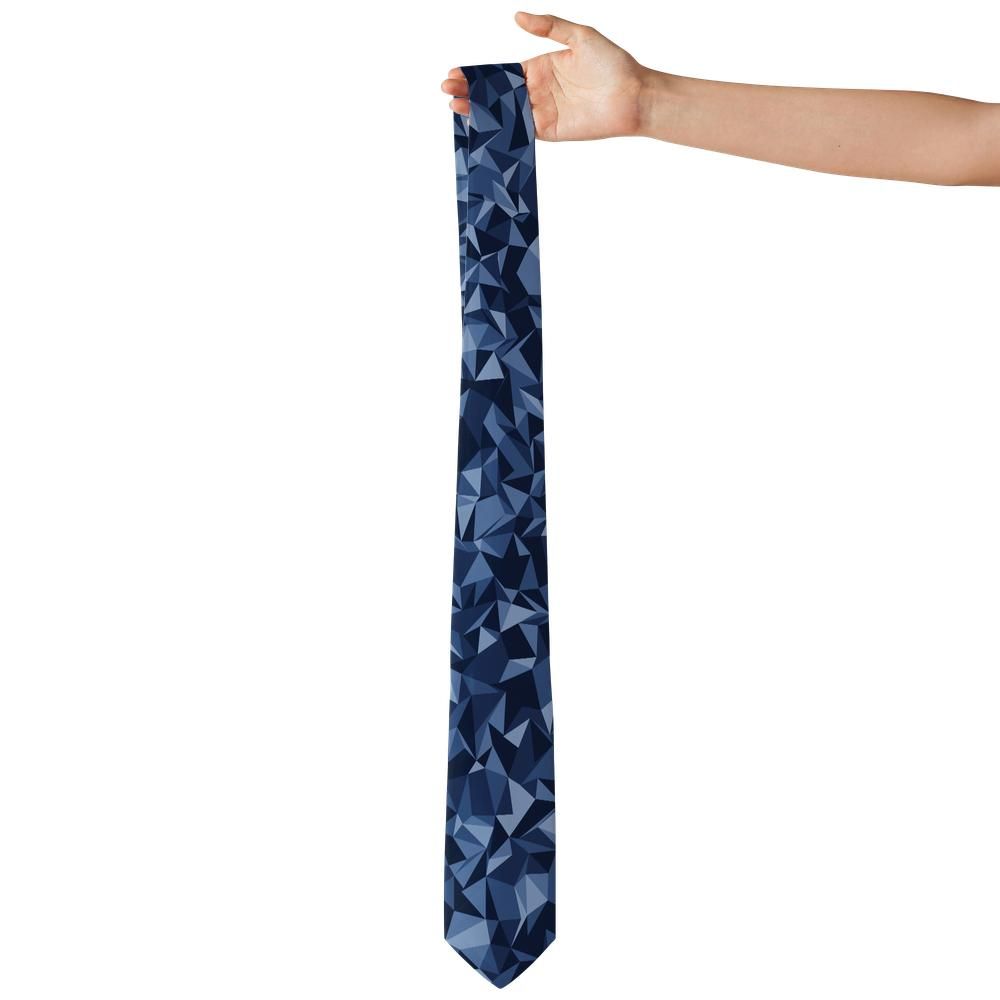 Galt - Navy & Sky Faceted Prism Tie – Glacier Cut