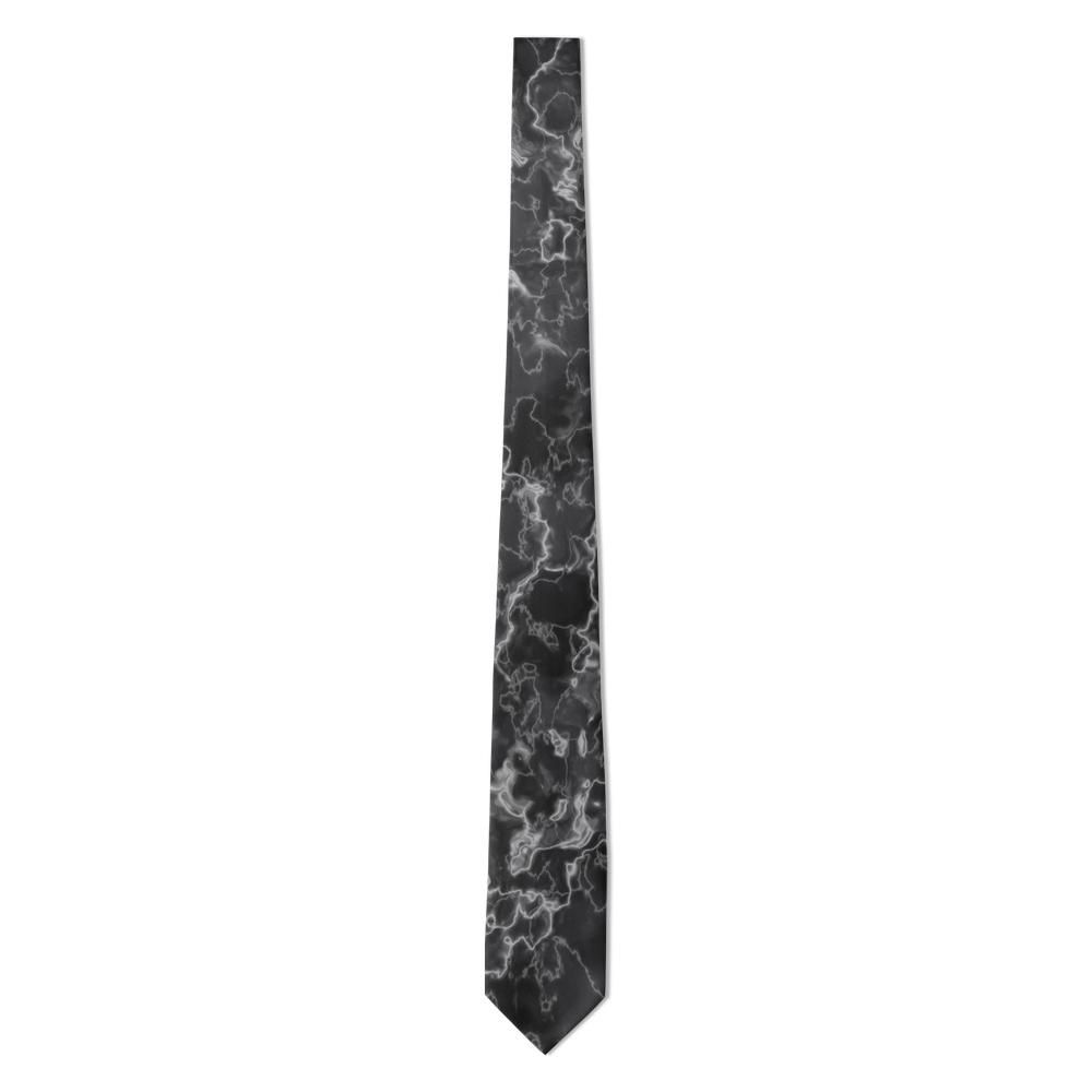 Gyldencrone - Black & White Marble Tie – Midnight Quarry