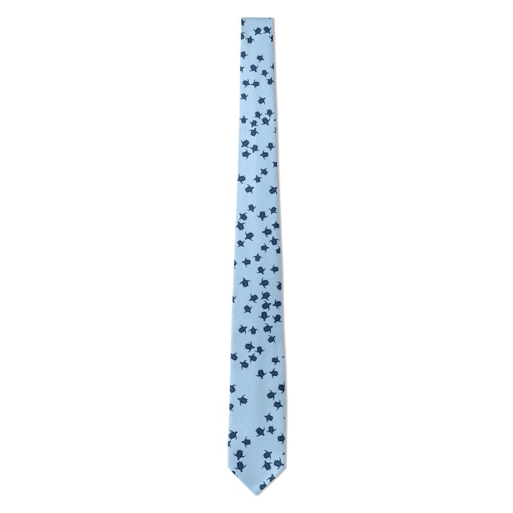 Evertsen - Sky Blue & Navy Sea Turtle Tie – Ocean Voyager