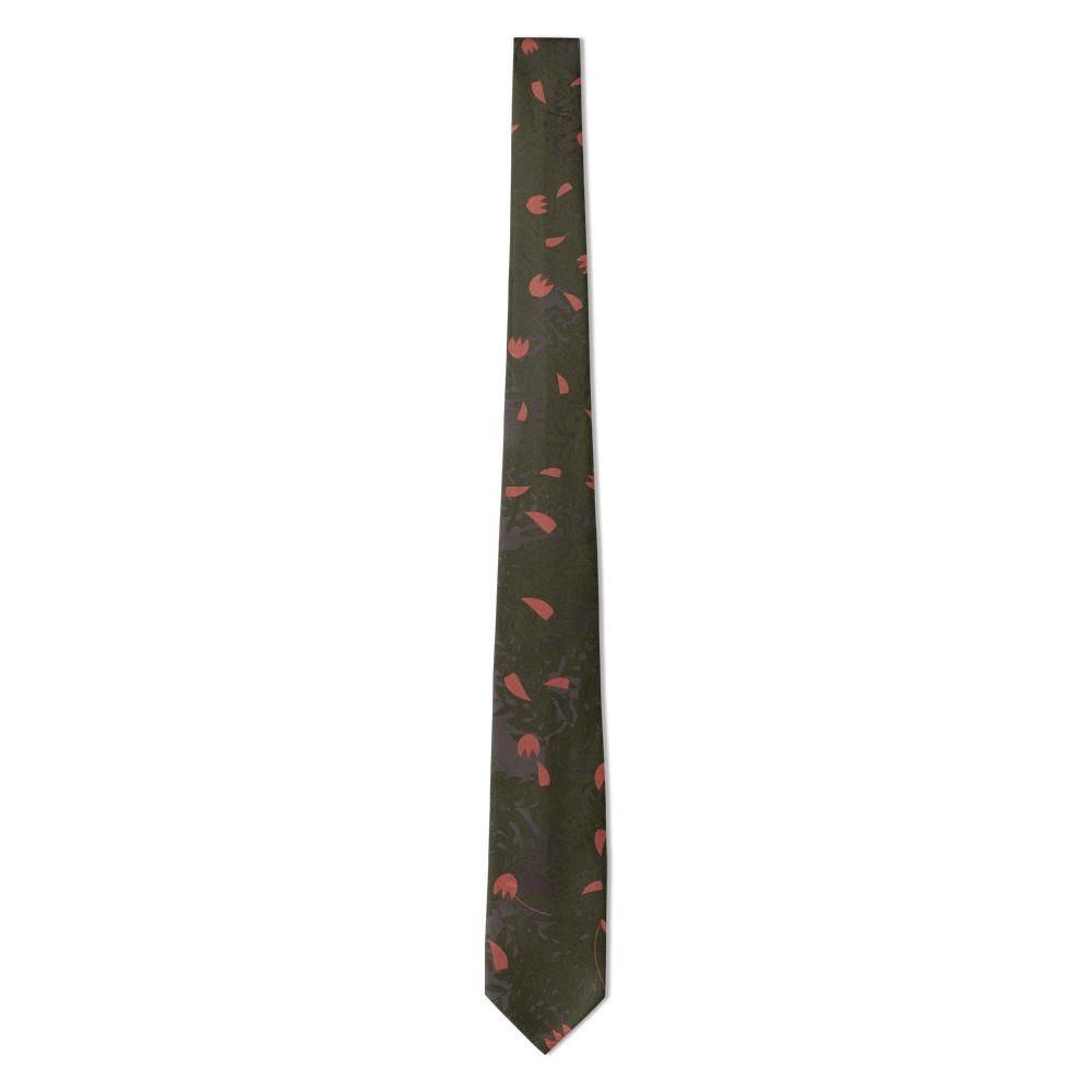 Waldstein - Olive & Brick Acanthus Leaf Tie – Baroque Library