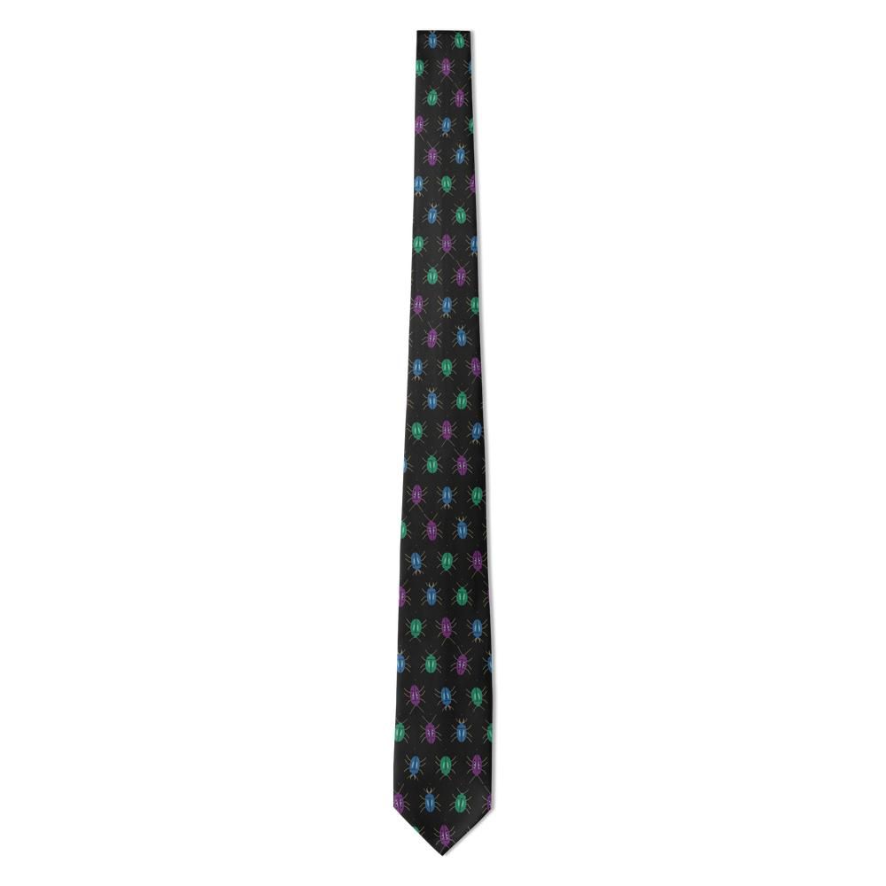 Daa - Black & Emerald Beetle Tie – Jewel Specimen Cabinet