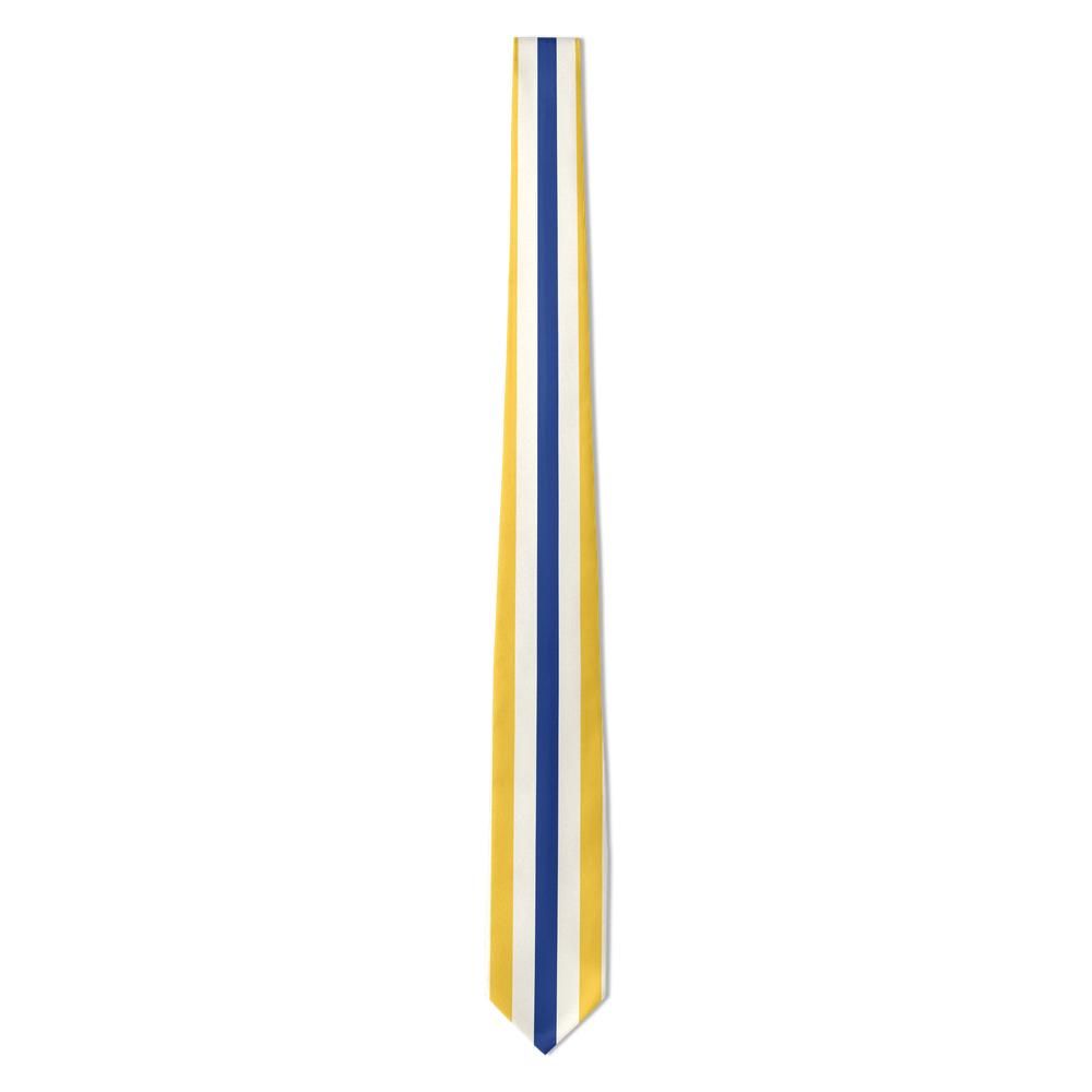 Isenburg - Navy & Yellow Cabana Stripe Tie – Riviera Morning