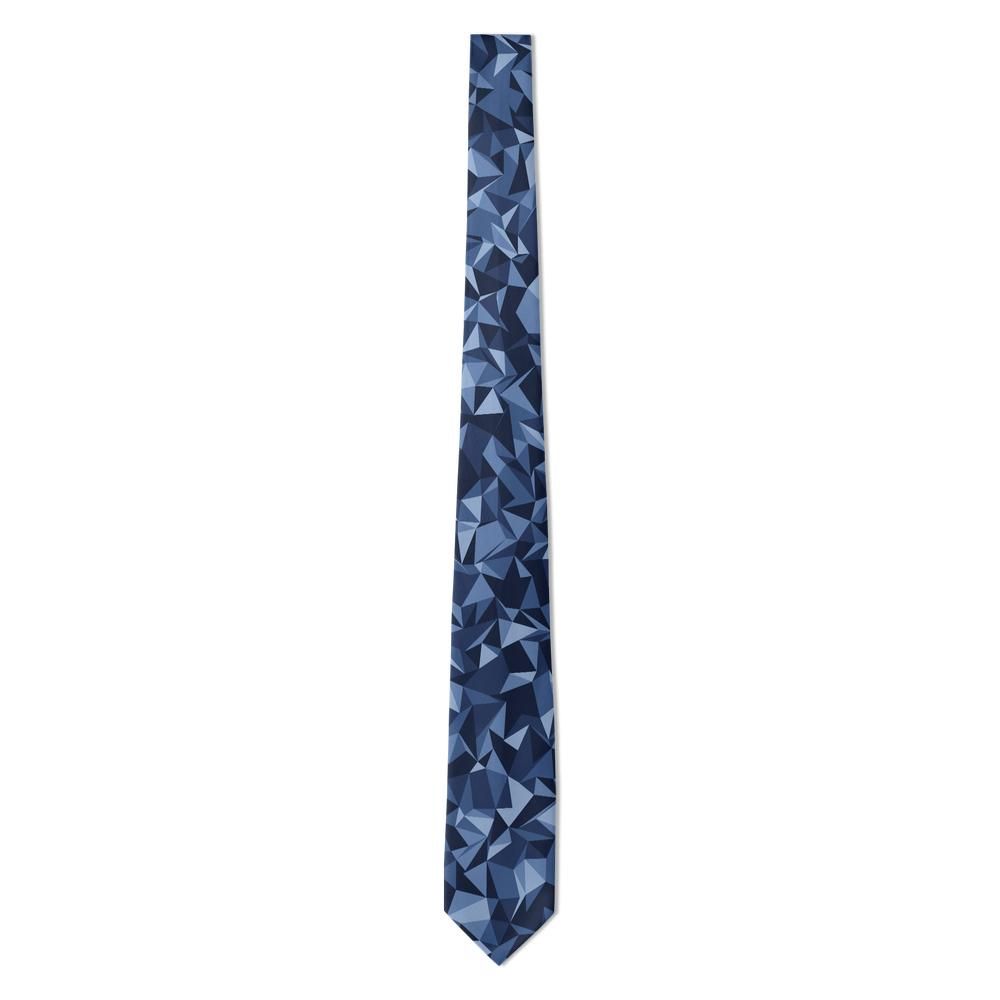 Galt - Navy & Sky Faceted Prism Tie – Glacier Cut