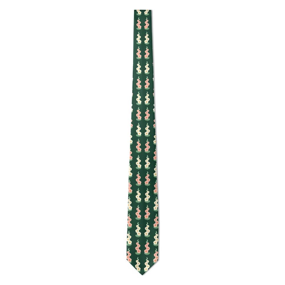 Hohenberg - Forest & Cream Hollyhock Tie – Garden Gate