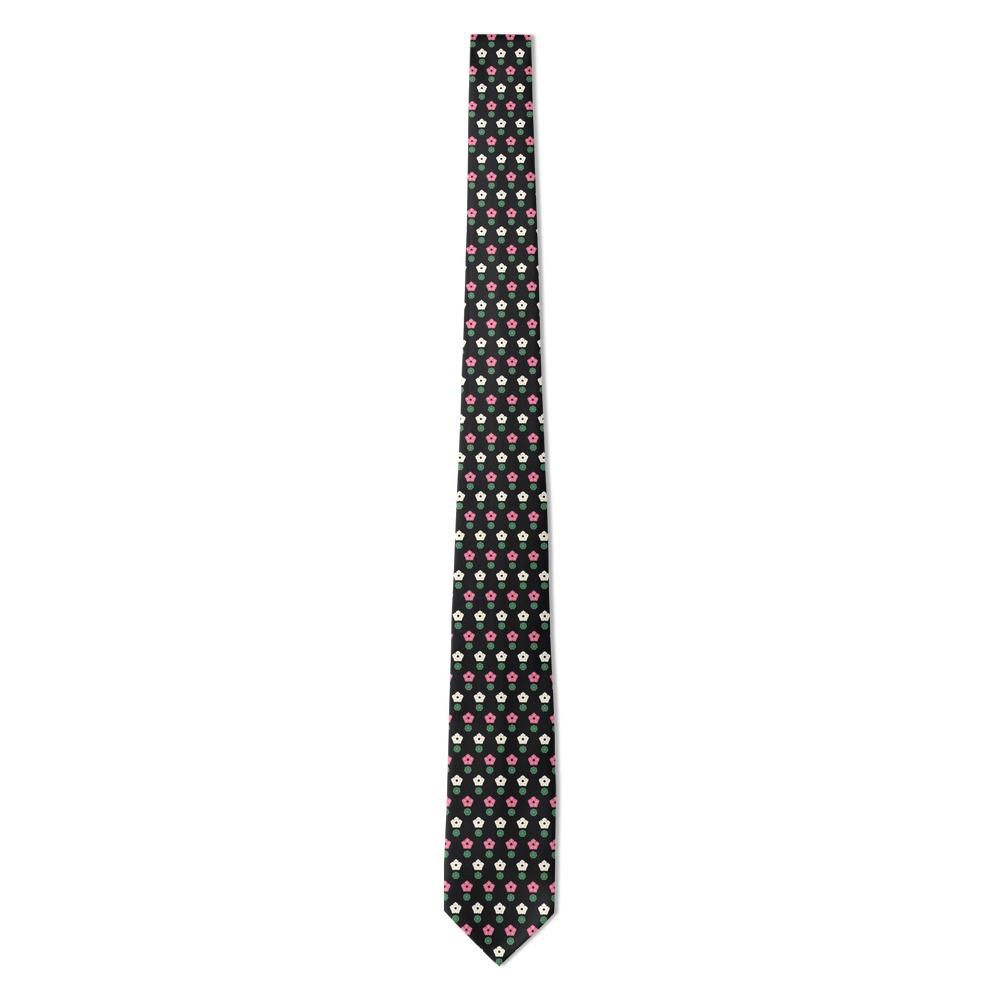 Wurmbrand - Black & White Geranium Tie – Night Balcony