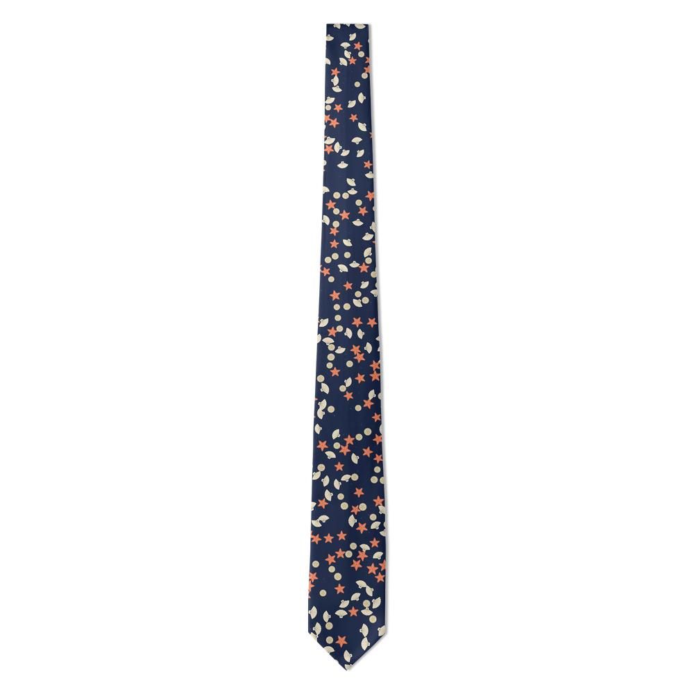 Heemskerck - Navy & Cream Seashell Tie – Beachcomber’s Treasure