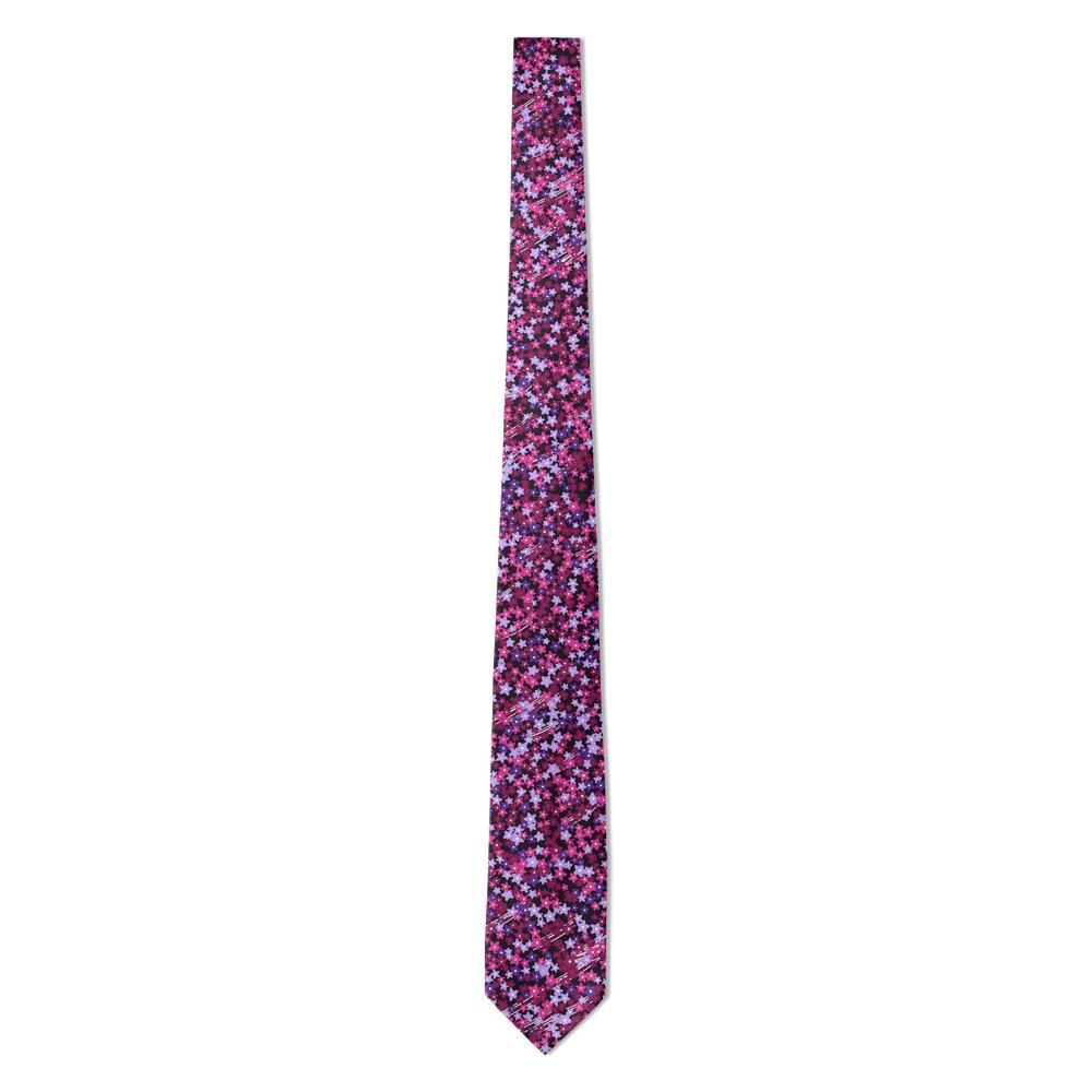 de Castelnau - Magenta & Lilac Floral Tie – Gascon Evening