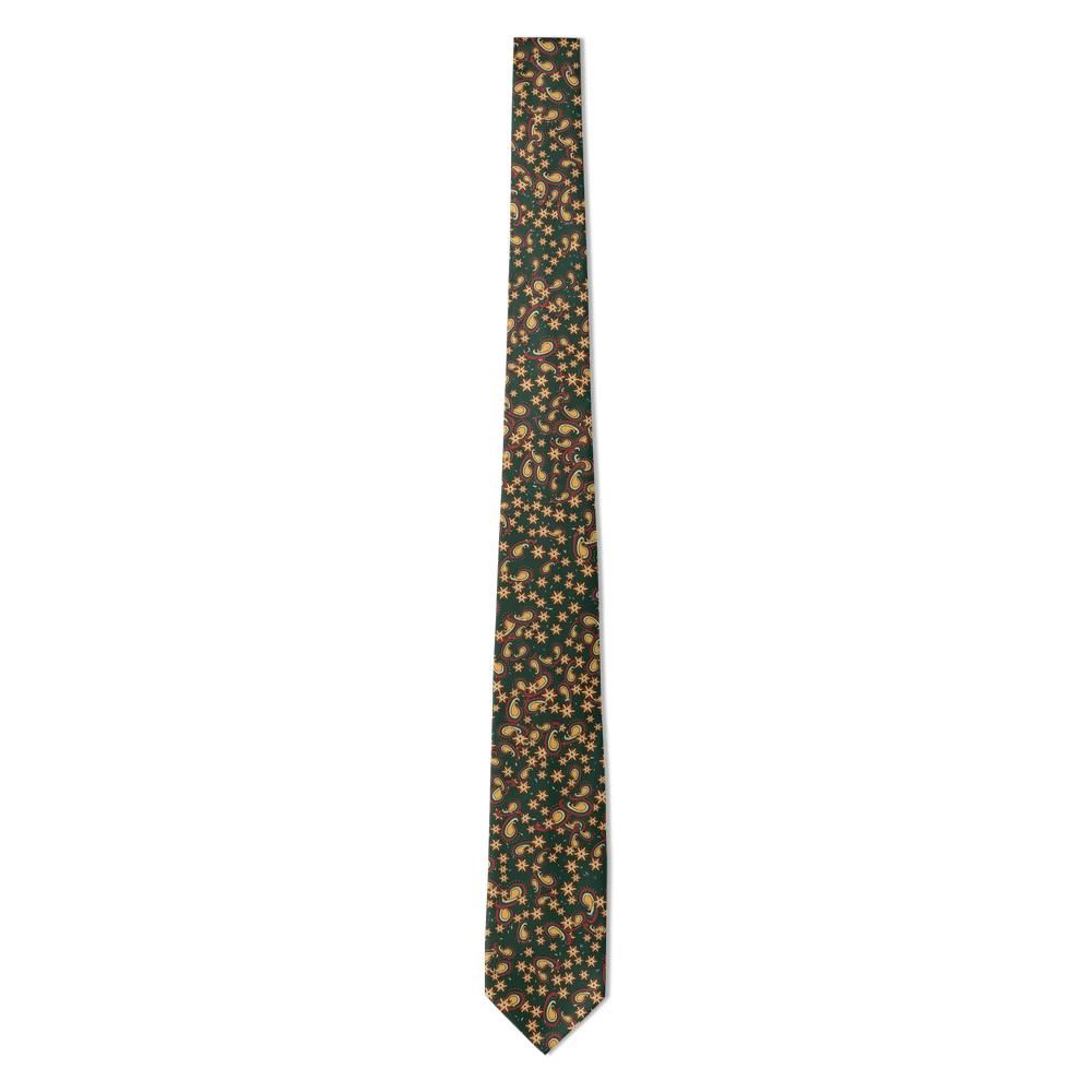 Altemps - Forest & Amber Floral Paisley Tie – Tuscan Autumn