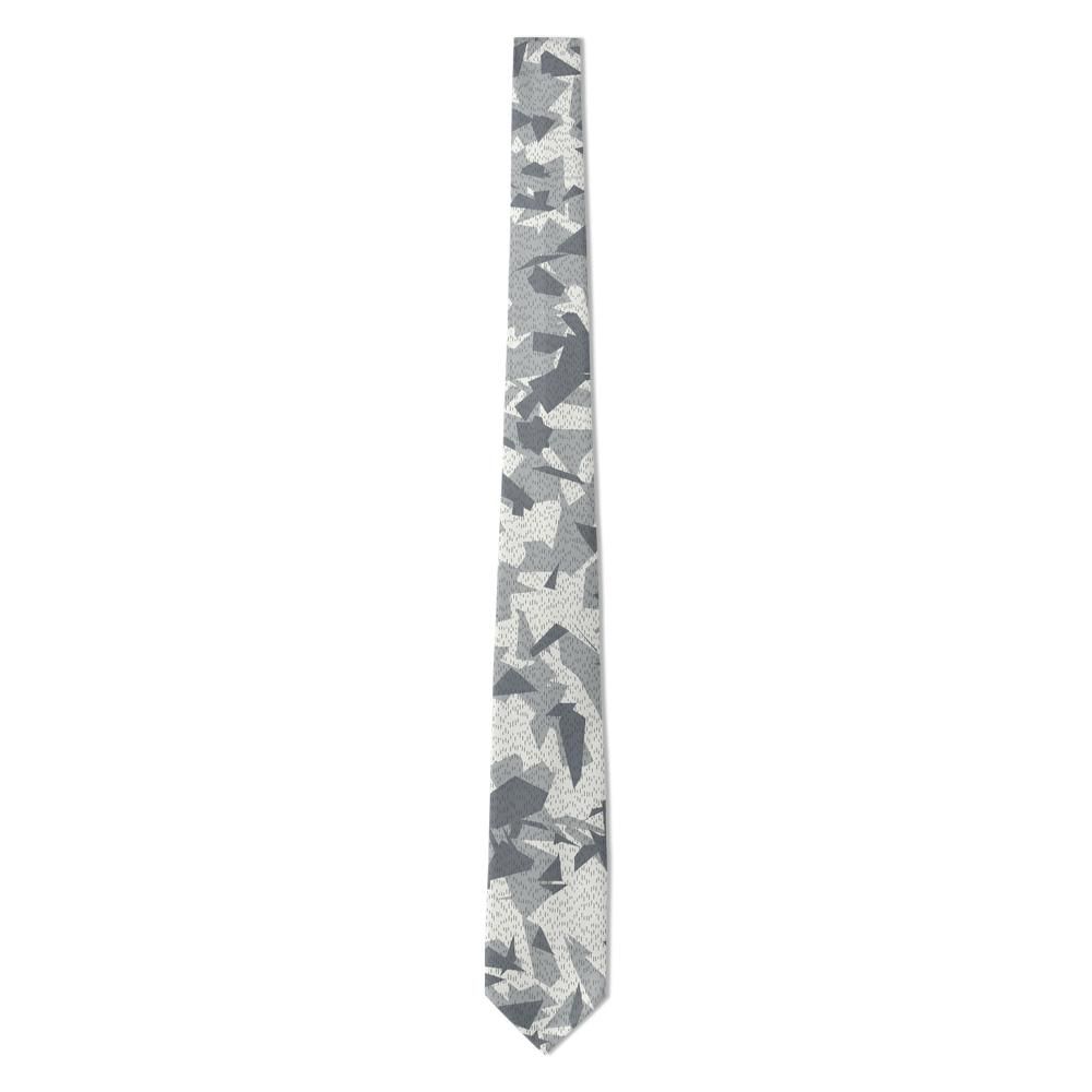 Scharnhorst - White & Grey Splinter Camo Tie – Winter Line