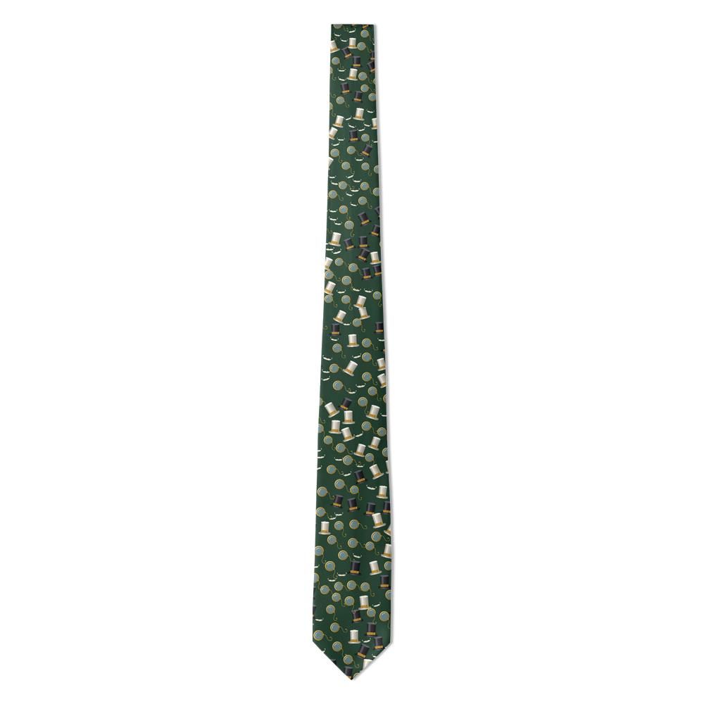 Zbaraski - Racing Green Monocle & Top Hat Tie – Club Room