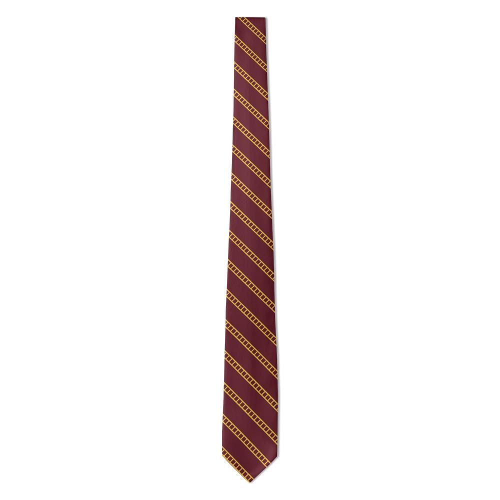 Adelswärd - Burgundy & Gold Ladder Stripe Tie – Library Club