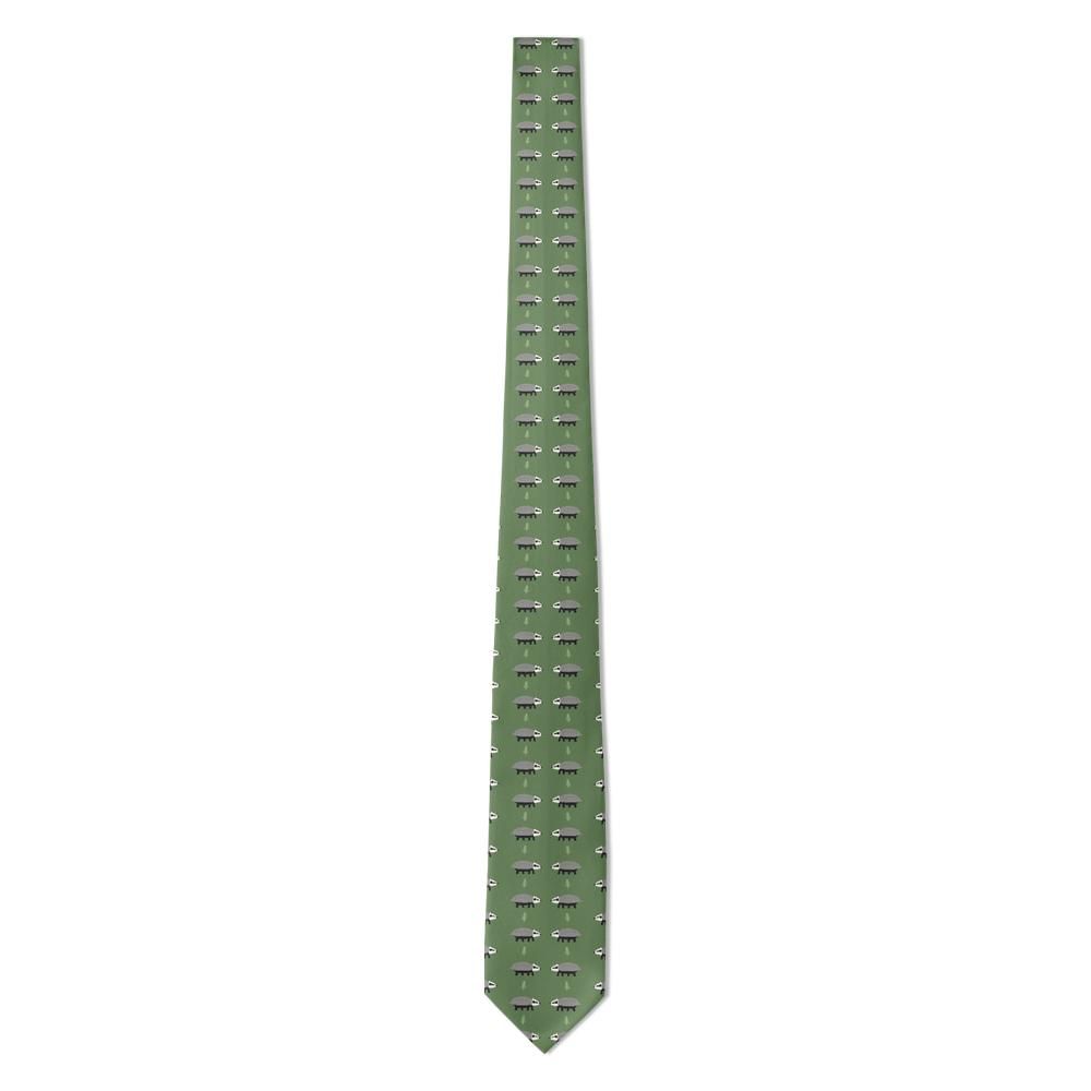 Abensperg - Moss & Grey Badger Tie – Woodland Walk