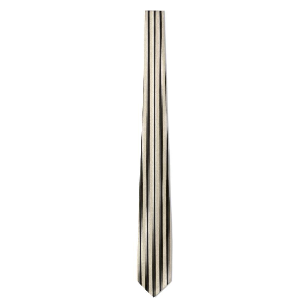 Rehbinder - Black Ticking Stripe Tie – Loft Workshop