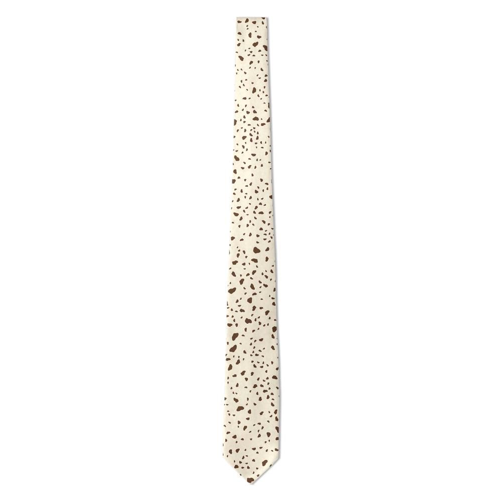 Munthe - Cream & Brown Dalmatian Spot Tie – Country Hound