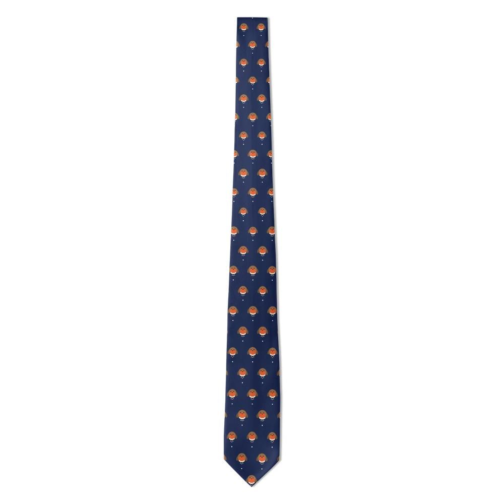 Königsmarck - Navy Robin Tie – Winter Songbird
