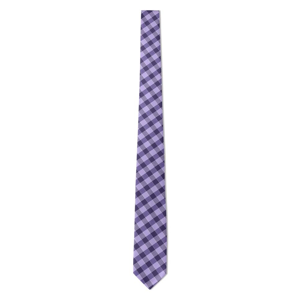 Parsberg - Purple & Lilac Checkered Tie – Lavender Hour