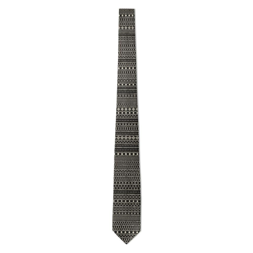 Grubbe - Black & Cream Mudcloth Tie – Bamako Night