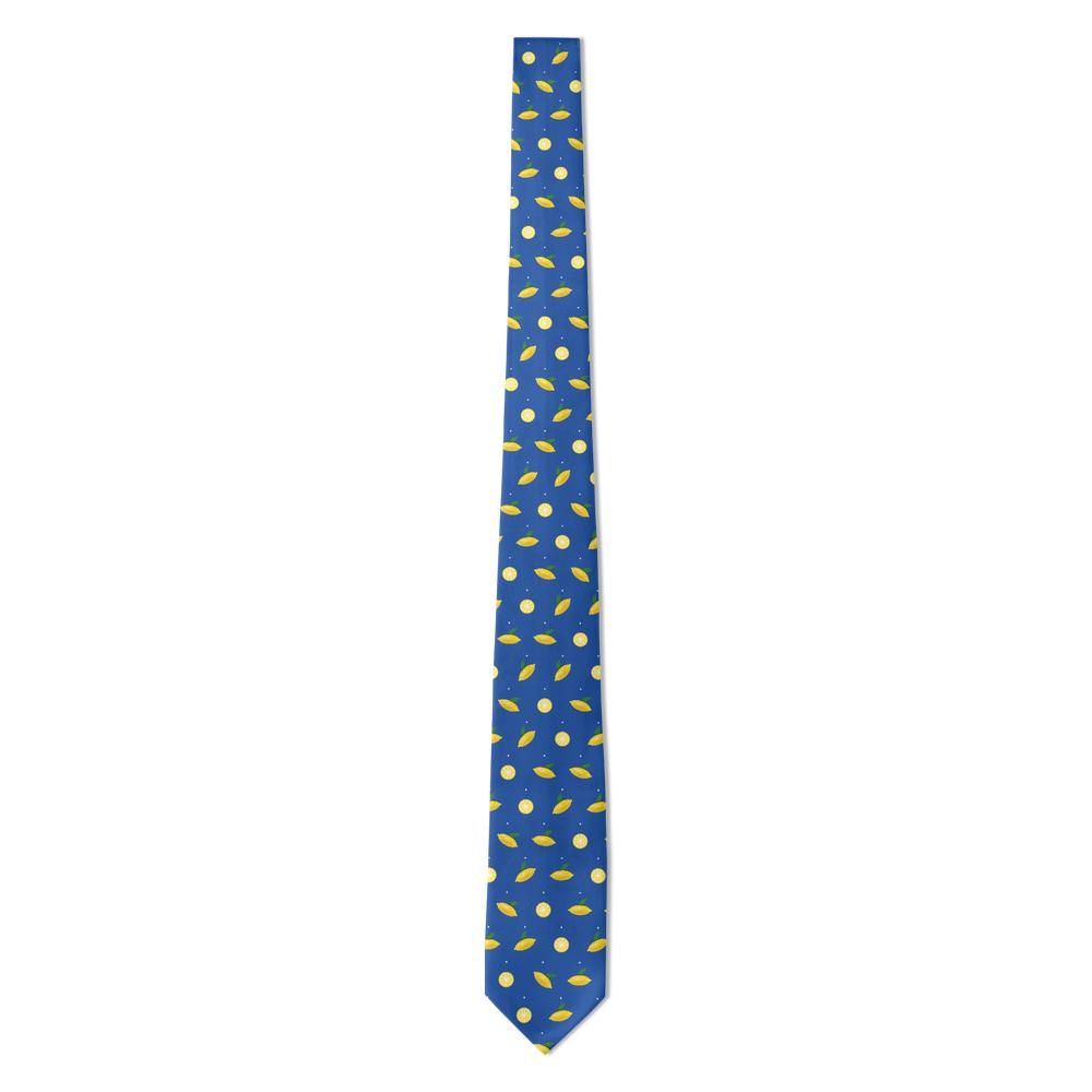 Lente - Cobalt & Yellow Lemon Tie – Sorrento Summer