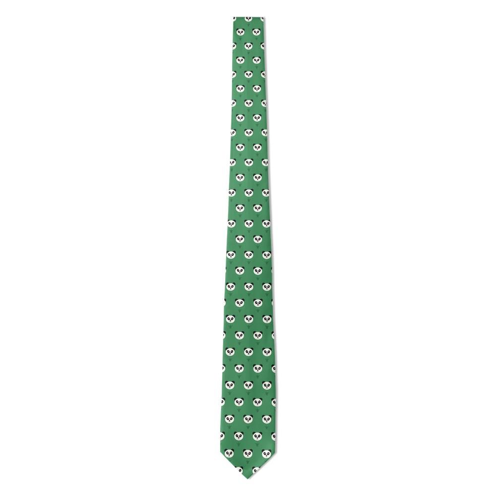 Waldeck - Green & White Panda Tie – Bamboo Grove