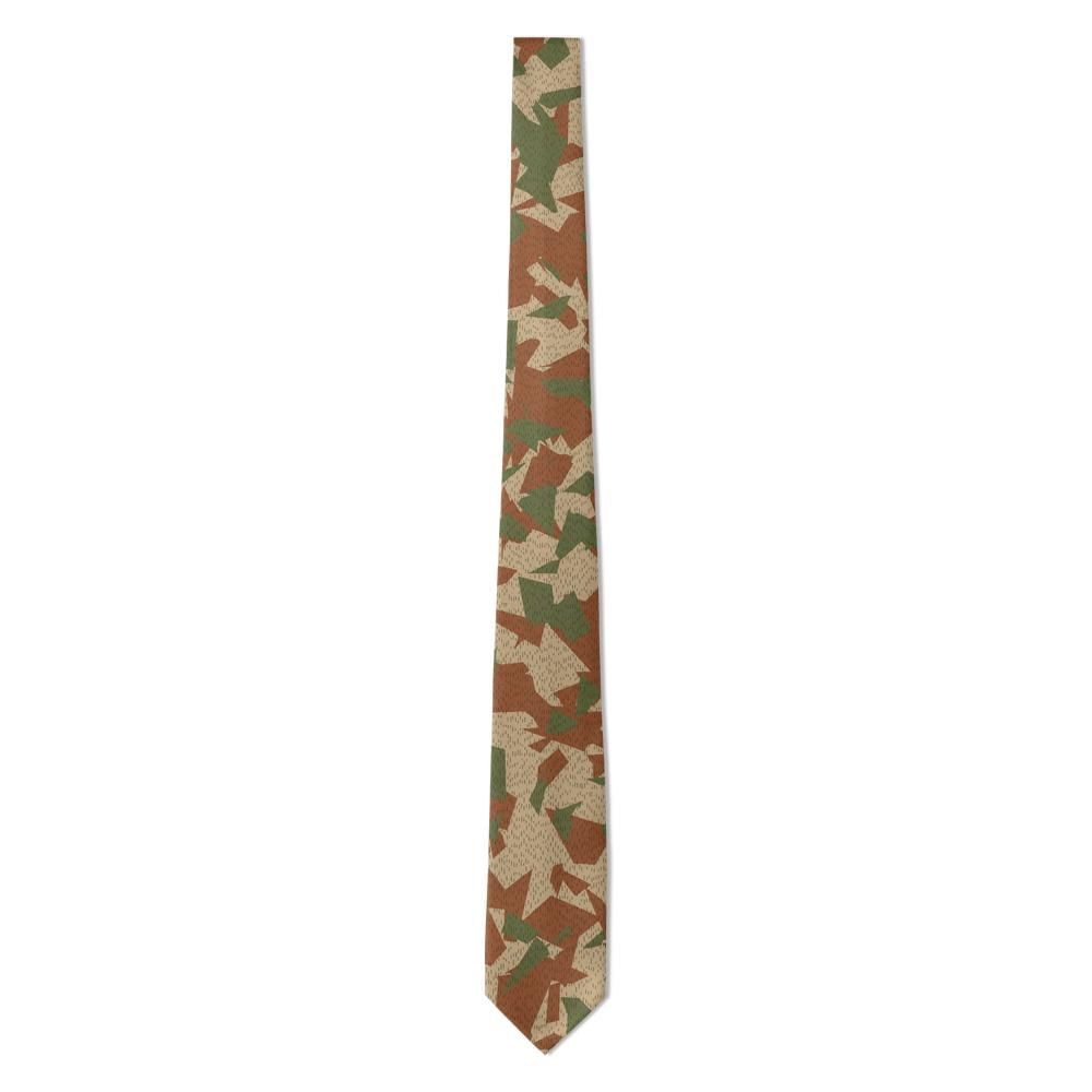 Scharnhorst - Rust & Olive Splinter Camo Tie – Autumn Manoeuvres