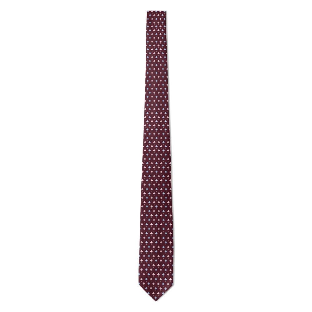 Bubna - Burgundy & Blue Speedwell Tie – Hedge Bank