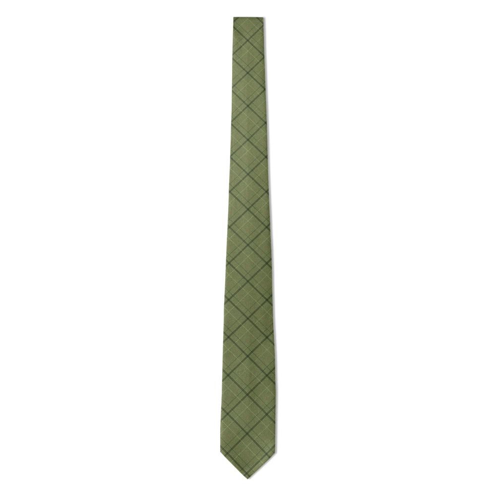 Capece - Olive Heather Plaid Tie – Hunting Lodge