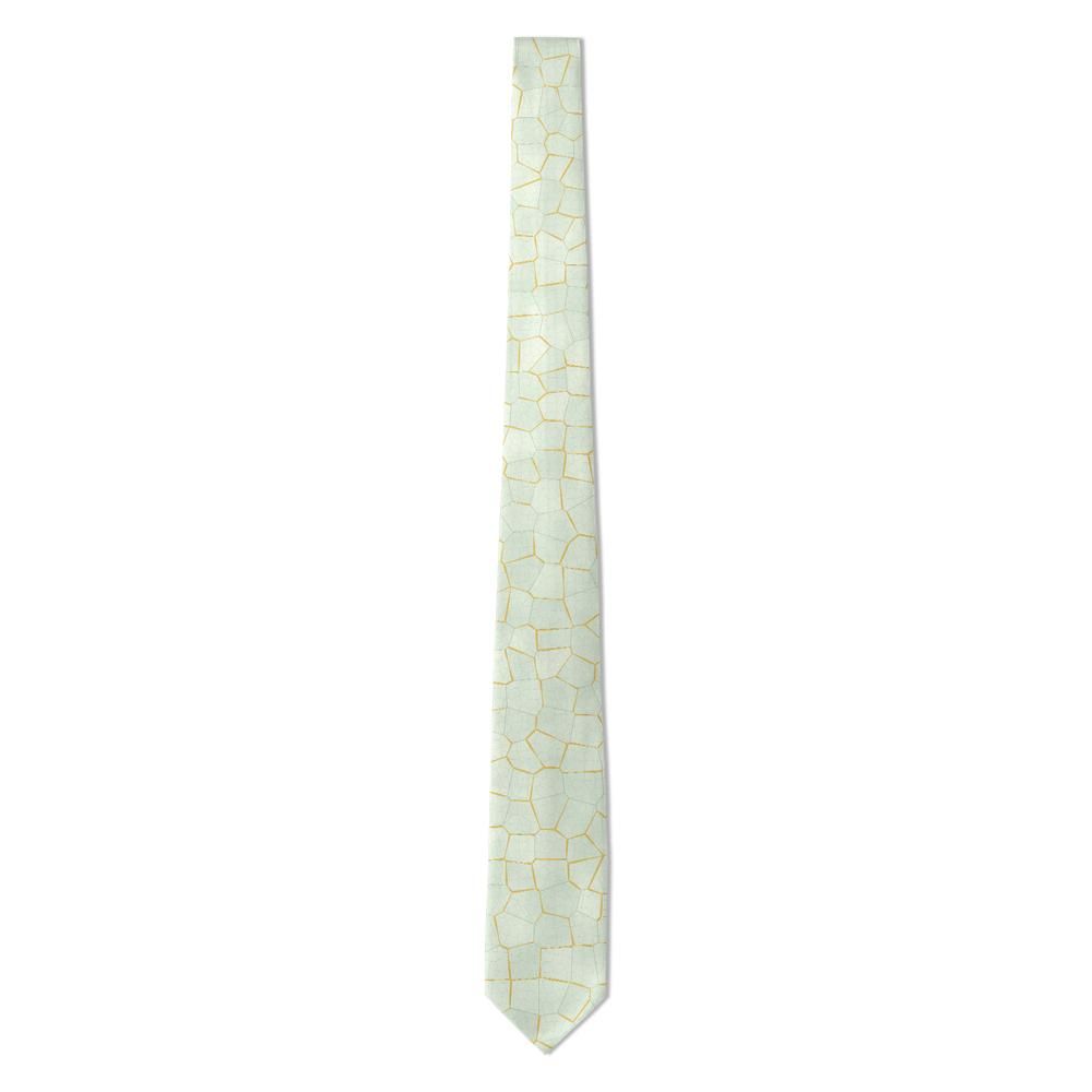 Levetzau - Celadon & Gold Kintsugi Tie – Porcelain Grace