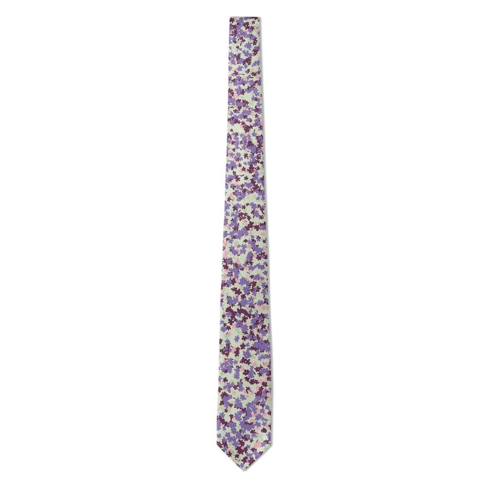 Rantzau - Sage & Plum Painted Blossom Tie – Lavender Field