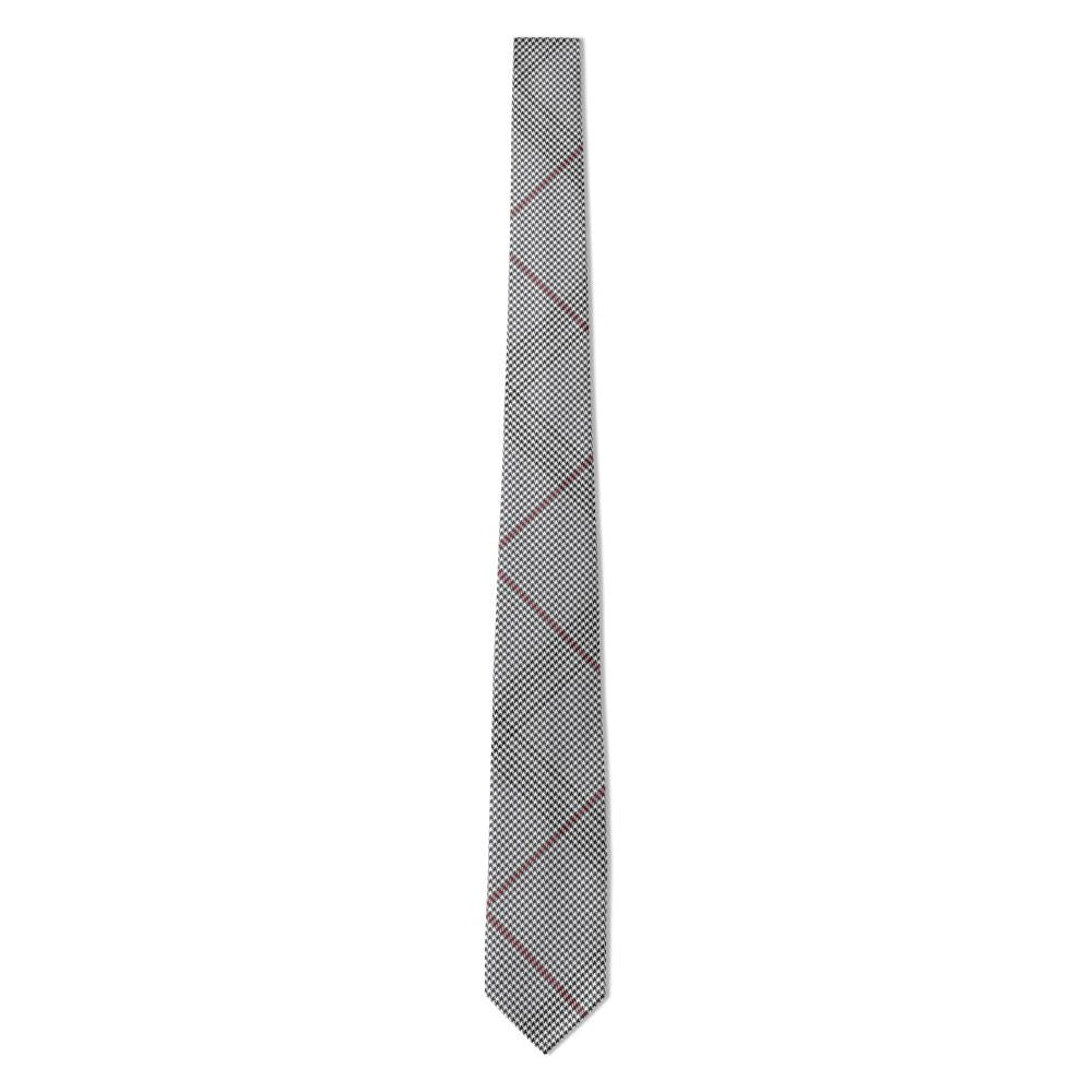 Urquhart - Charcoal & Red Glen Check Tie – Royal Heritage