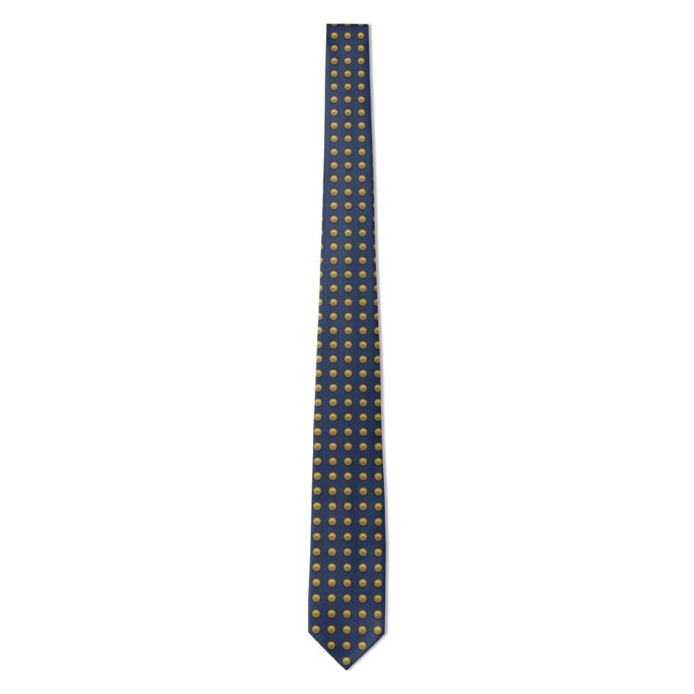 Rosenblad - Indigo & Brass Rivet Dot Tie – Denim Workshop