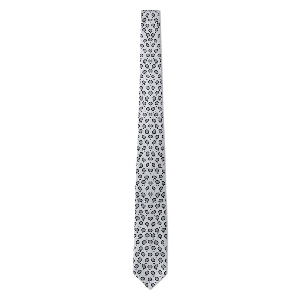 Buquoy - Grey & Black Ocelot Tie – Cloud Forest