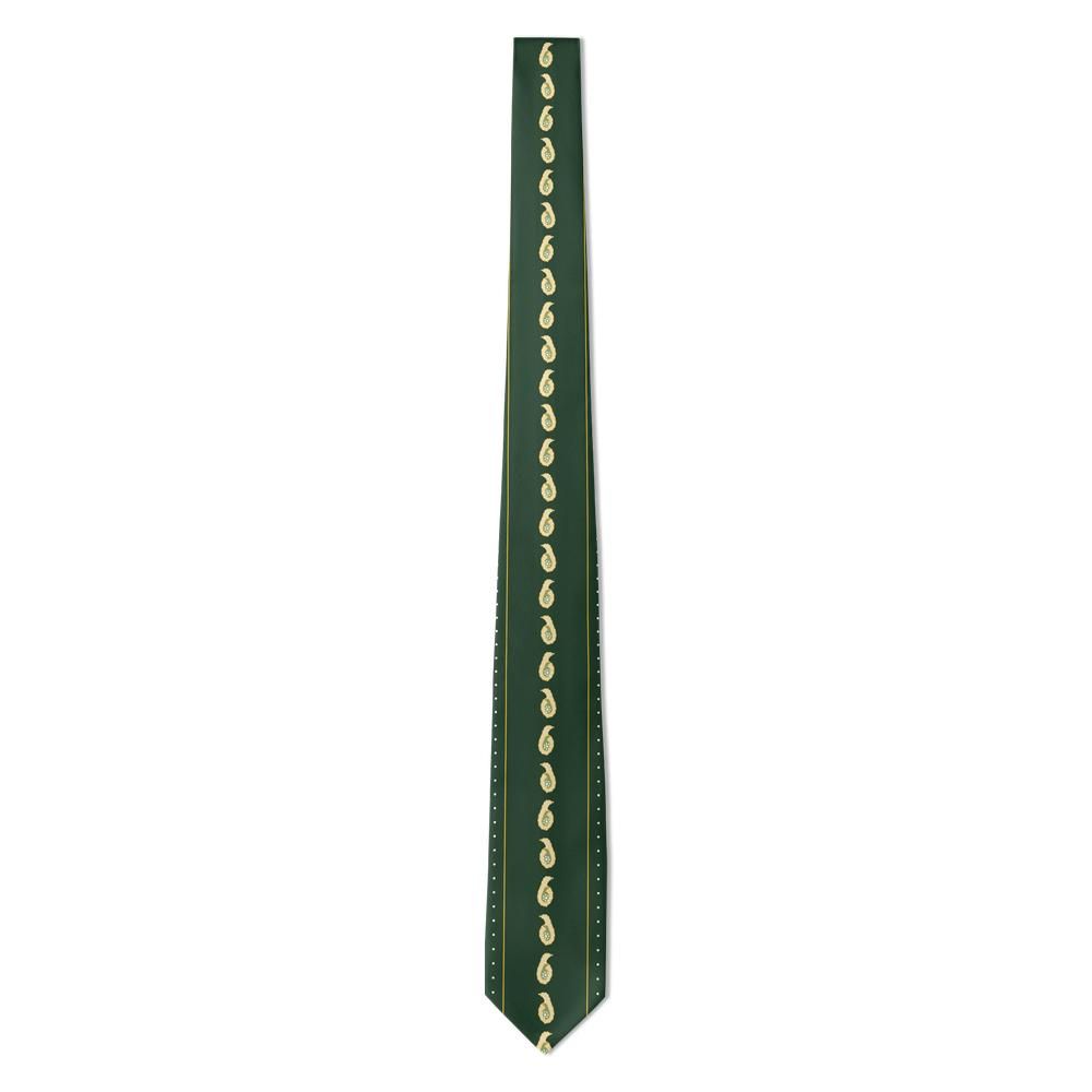 Gritti - Hunter & Champagne Boteh Stripe Tie – Column of Honor