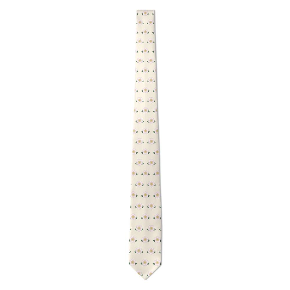 Schönburg - Cream & Blush Hellebore Tie – Christmas Rose